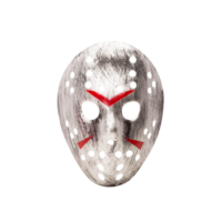 bloederig hockey masker, uitknippen png