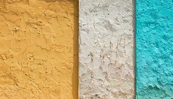 Old stucco wall of different colors - Ai Generative photo