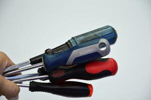 hand screwdriver, mechanic equipment photo
