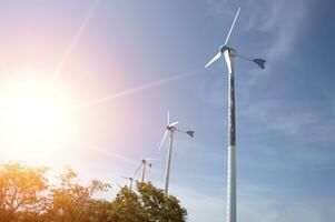 wind turbines, clean energy natural energy photo