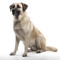 Anatolian Shepherd breed dog isolated on a white background photo