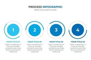 multicolor circles with thin lines for infographic. template for timeline presentation with 4 steps vector