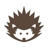 Hedgehog logo icon design vector