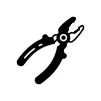 Lineman's Pliers icon in vector. Logotype vector