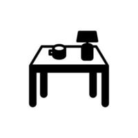 Square Table icon in vector. Logotype vector