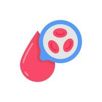 Red Blood Cells icon in vector. Illustration vector