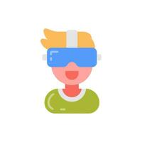 Virtual Reality icon in vector. Illustration vector