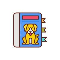 Story book icon in vector. Illustration vector