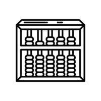 Abacus icon in vector. Illustration vector