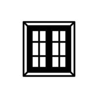 Window icon in vector. Logotype vector