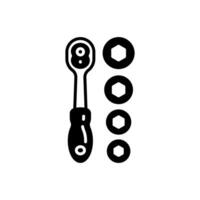 Socket Set icon in vector. Logotype vector