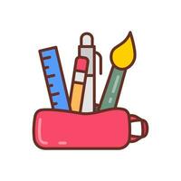 Stationery icon in vector. Illustration vector