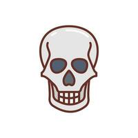 Skull icon in vector. Illustration vector