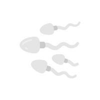 espermatozoides icono en vector. ilustración vector