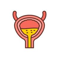 Bladder icon in vector. Illustration vector