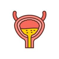 Bladder icon in vector. Illustration vector