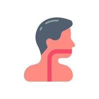 Esophagus icon in vector. Illustration vector