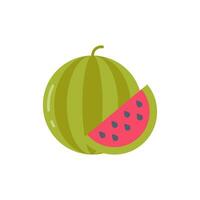 Watermelon icon in vector. Illustration vector