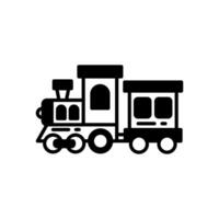 Train toy icon in vector. Illustration vector