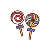 Candies icon in vector. Illustration vector