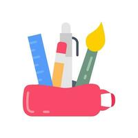 Stationery icon in vector. Illustration vector