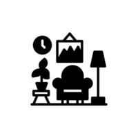 hogar puesta en escena icono en vector. ilustración vector