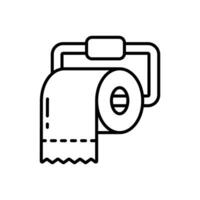 Toilet Paper icon in vector. Illustration vector