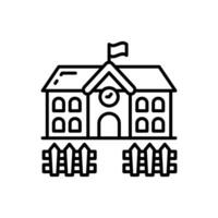 Kindergarten icon in vector. Illustration vector