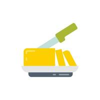 Butter icon in vector. Illustration vector