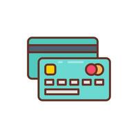 Credit Card icon in vector. Illustration vector