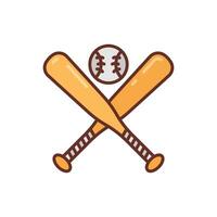 Baseball icon in vector. Illustration vector