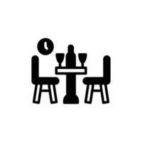 Dining Room icon in vector. Illustration vector