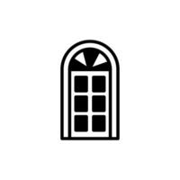 Door icon in vector. Illustration vector