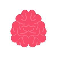 Brain Upper view icon in vector. Illustration vector