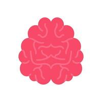 Brain Upper view icon in vector. Illustration vector