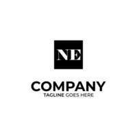 NE Letter Logo Design vector