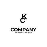 CK Letter Logo Design vector