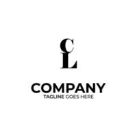CL Letter Logo Design vector