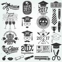 clase vectorial de la placa 2017. vector