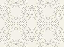 Linear stylish modern pattern with oriental theme for corporate identity and interior. Vector illustration