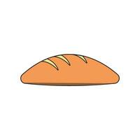 Bread icon vector