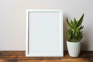 Blank photo frame for mockup