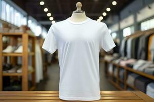 A blank t-shirt for mockup photo