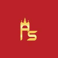 A S crown logo for brands vector