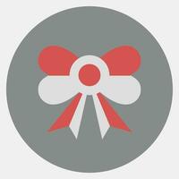 Icon bow. Indonesian independence day celebration elements. Icons in color mate style. Good for prints, posters, etc. vector