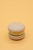 Macaroon on a light background. photo