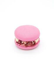 Macaroon on a white background. photo