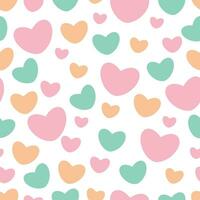 Cute love pattern,cartoon seamless background, vector illustration, wallpaper, textiles, bag, garment, fashion design