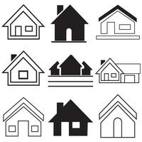 PHouse Icon Set. Home vector illustration symbolrint