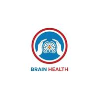 brain health logo vector